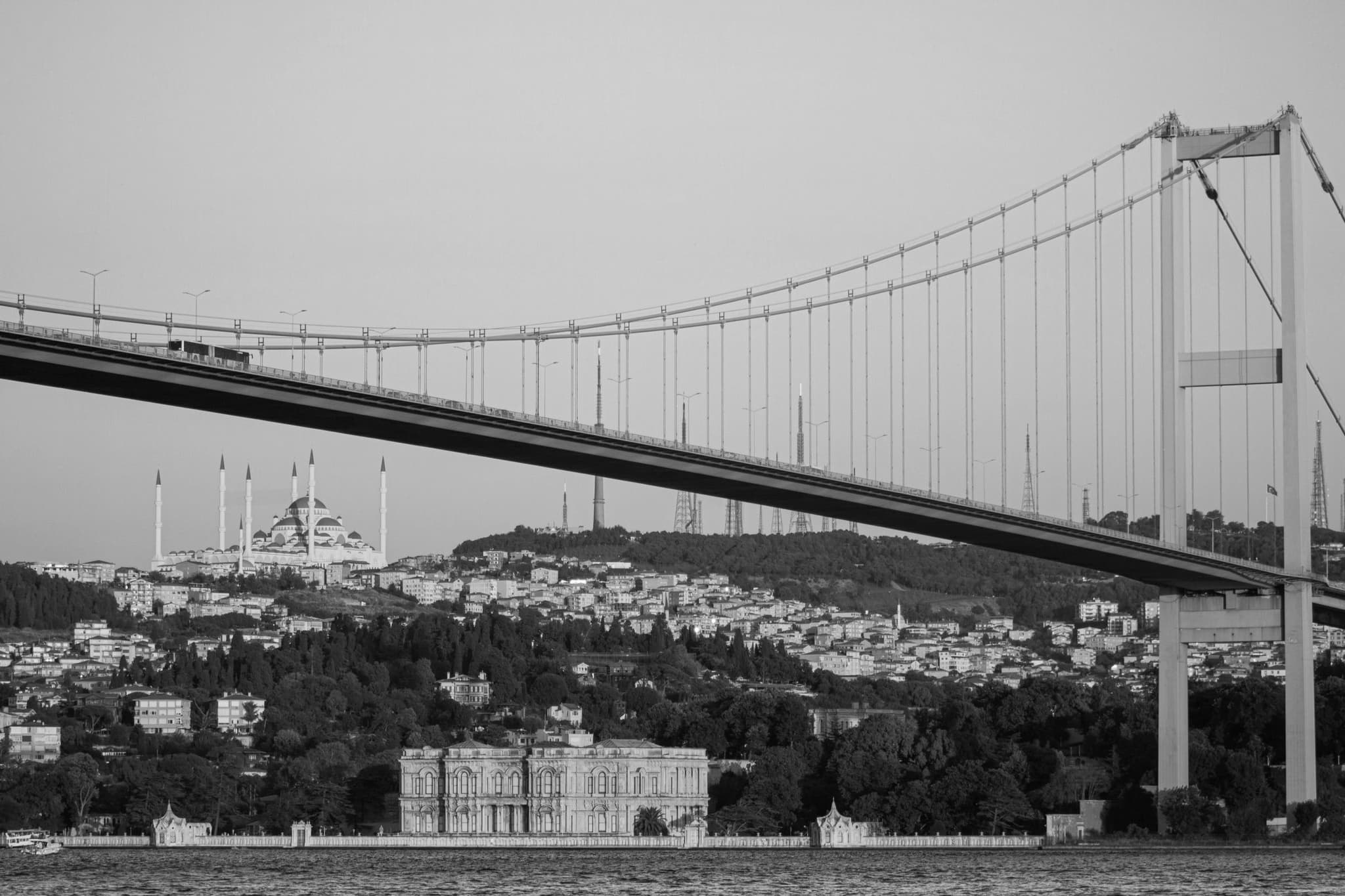 İstanbul'da Boğaz manzarası